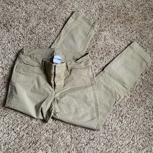 Khaki old navy pixie chino pants